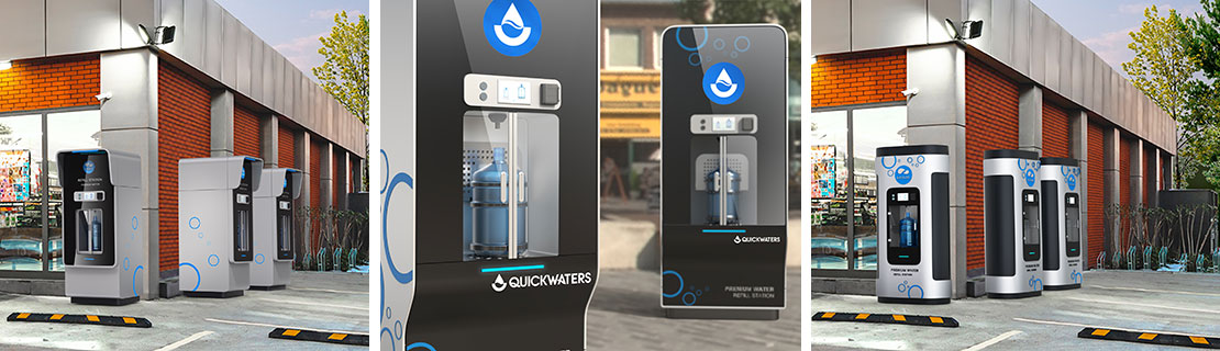 In 2024, we also launched the QuickWaters Vending Machine.